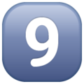 Keycap Digit Nine Emoji Whatsapp