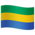 Flag Gabon Emoji Whatsapp
