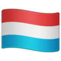 Flag Luxembourg Emoji Whatsapp