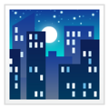 Night With Stars Emoji Whatsapp