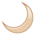 Crescent Moon Emoji Whatsapp