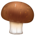 Brown Mushroom Emoji Whatsapp
