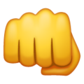 Oncoming Fist Emoji Whatsapp