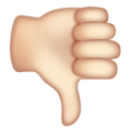 Thumbs Down Emoji Whatsapp