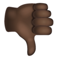 Thumbs Down Emoji Whatsapp