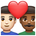 Couple With Heart Man Man Emoji Whatsapp