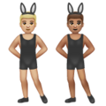 Men With Bunny Ears Emoji Whatsapp