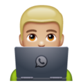 Man Technologist Emoji Whatsapp