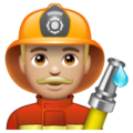 Man Firefighter Emoji Whatsapp