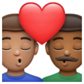 Kiss Man Man Emoji Whatsapp