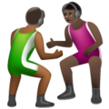 Men Wrestling Emoji Whatsapp