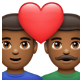 Couple With Heart Man Man Emoji Whatsapp