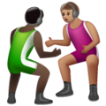 Men Wrestling Emoji Whatsapp