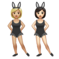 Women With Bunny Ears Emoji Whatsapp