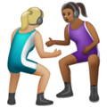 Women Wrestling Emoji Whatsapp