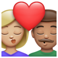 Kiss Woman Man Emoji Whatsapp