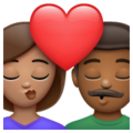 Kiss Woman Man Emoji Whatsapp