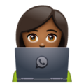 Woman Technologist Emoji Whatsapp