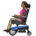 Woman In Motorized Wheelchair Emoji Whatsapp
