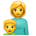 Family Woman Boy Emoji Whatsapp