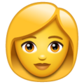 Woman Emoji Whatsapp
