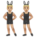 Men With Bunny Ears Emoji Whatsapp