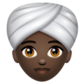 Woman Wearing Turban Emoji Whatsapp