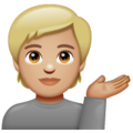 Person Tipping Hand Emoji Whatsapp