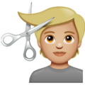 Person Getting Haircut Emoji Whatsapp