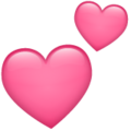 Two Hearts Emoji Whatsapp
