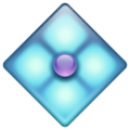 Diamond With A Dot Emoji Whatsapp