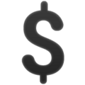 Heavy Dollar Sign Emoji Whatsapp