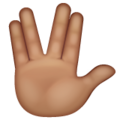 Vulcan Salute Emoji Whatsapp