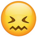Confounded Face Emoji Whatsapp