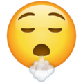 Face Exhaling Emoji Whatsapp