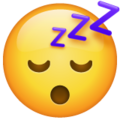 Sleeping Face Emoji Whatsapp