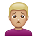 Man Frowning Emoji Whatsapp