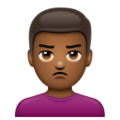 Man Pouting Emoji Whatsapp
