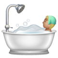 Person Taking Bath Emoji Whatsapp
