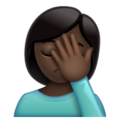 Woman Facepalming Emoji Whatsapp