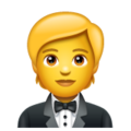 Person In Tuxedo Emoji Whatsapp