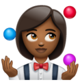 Woman Juggling Emoji Whatsapp