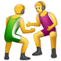 Men Wrestling Emoji Whatsapp