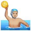 Man Playing Water Polo Emoji Whatsapp