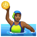 Woman Playing Water Polo Emoji Whatsapp