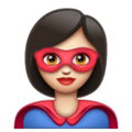 Woman Superhero Emoji Whatsapp