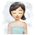Woman In Steamy Room Emoji Whatsapp