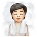 Person In Steamy Room Emoji Whatsapp