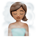 Woman In Steamy Room Emoji Whatsapp