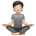 Person In Lotus Position Emoji Whatsapp